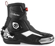 XPD X-TWO (Black/White, Size 43) - Motorcycle Shoes