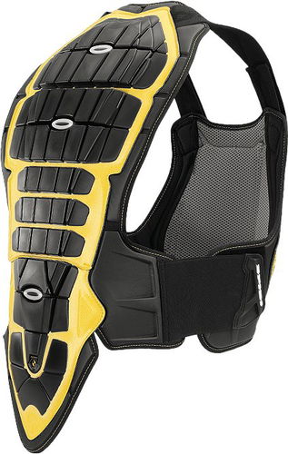 Spidi DEFENDER BACK AND CHEST 180/195, (Black/Yellow, Size L) - Motorbike  Body Armor