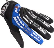 Pilot gloves, black / blue S - Motorcycle Gloves
