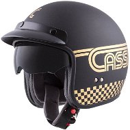 CASSIDA Oxygen Rondo, (Black Matte/Gold, Size M) - Motorbike Helmet