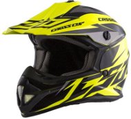 CASSIDA Cross Cup Two Kids, (Yellow Fluo/Black/Grey, Size L) - Motorbike Helmet
