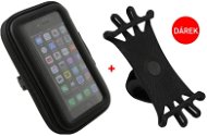 M-Style B2 XL držák telefonu voděodolný na řídítka + dárek Flex držák telefonu na kolo - Držák na mobilní telefon