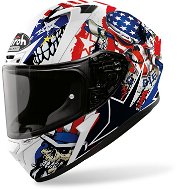 AIROH VALOR UNCLE SAM White/Blue/Red XL - Motorbike Helmet
