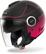 AIROH HELIOS MAP Black/Pink-Matte MS - Motorbike Helmet