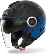 AIROH HELIOS MAP Black/Blue-Matte MS - Scooter Helmet