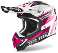 AIROH AVIATOR NOVAK 2.3 AMSS Pink/Black XL - Motorbike Helmet