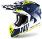 AIROH AVIATOR ACE NEMESI White/Blue/Fluores. M - Motorbike Helmet