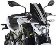 PUIG NEW. GEN TOURING black for KAWASAKI Z 650 (2017-2019) - Motorcycle Plexiglass