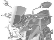 PUIG NEW. GEN SPORT átlátszó, SUZUKI GSR 750-hez (2011-2016) - Motor plexi