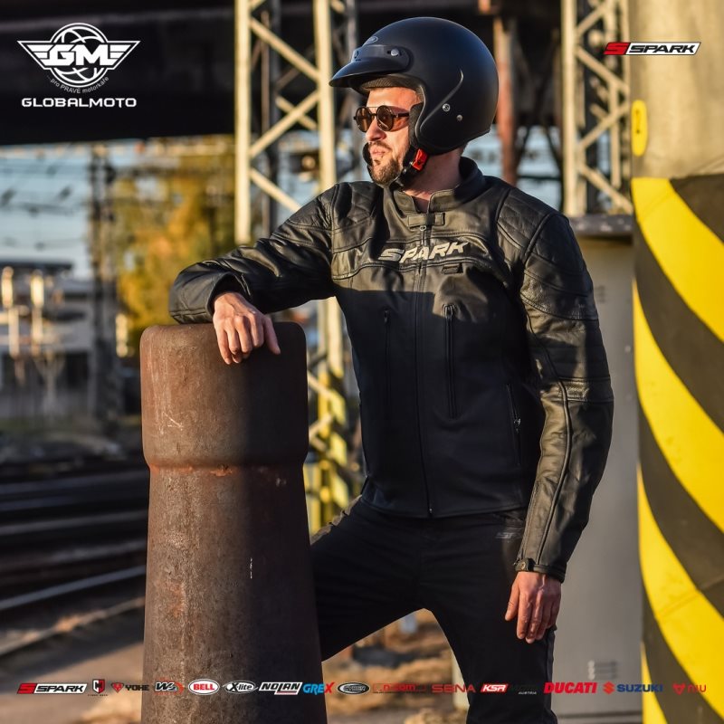 Spark Dark Black 7XL Motorcycle Jacket Alza.cz