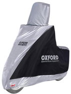 Plachta na skúter OXFORD Aquatex Highscreen Scooter vyhotovenie pre vysoké plexi (čierna/strieborná, uni veľkosť) - Plachta na skútr
