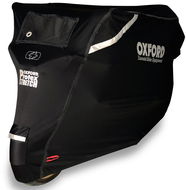 OXFORD Protex Stretch Outdoor Bike Cover with Ventilation (Black, size L) - Motorbike Cover