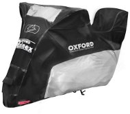 Motorbike Cover OXFORD Rainex model with space for suitcase (black / silver, size M) - Plachta na motorku