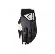 YOKO KISA, Black/White, size XL - Motorcycle Gloves