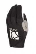 YOKO SCRAMBLE, Black/White, size S - Motorcycle Gloves