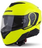 CASSIDA Compress 2.0 Refraction, (Yellow Fluo/Black/Grey, Size S) - Motorbike Helmet