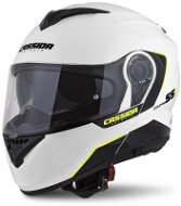 CASSIDA Compress 2.0 Refraction, (White/Black/Yellow Fluo, Size L) - Motorbike Helmet
