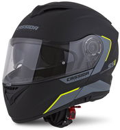 CASSIDA Compress 2.0 Refraction,  (černá matná/šedá/žlutá fluo, vel. L) - Helma na motorku