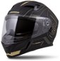 CASSIDA Integral 3.0 Turbohead, (Matte Black/Gold, Size L) - Motorbike Helmet