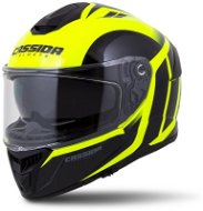 CASSIDA Integral GT 2.0 Ikon, (Yellow Fluo/Black, Size 2XL) - Motorbike Helmet