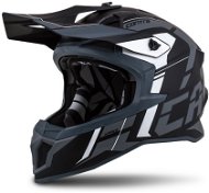 CASSIDA Cross Pro II Contra, (Matte Grey/Black/White, Size 2XL) - Motorbike Helmet