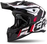 CASSIDA Cross Pro II Contra, (White/Red/Black, Size 2XL) - Motorbike Helmet