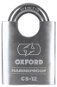 OXFORD Lock U profile C-12 Marine Proof, (black / silver, pin diameter 12 mm) - Motorcycle Lock