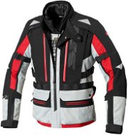 SPIDI ALLROAD (Grey/Red, Size L) - Motorcycle Jacket