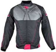 ROLEFF Irma, dámska (čierna/ružová/sivá, veľ. XL) - Motorkárska bunda