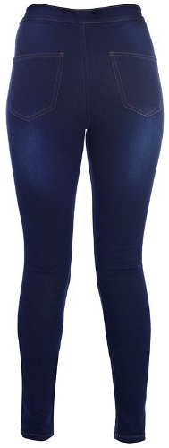 SHORTENED trousers JEGGINGS, OXFORD, women's (leggings with Kevlar® lining