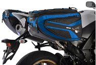 OXFORD Side Bags for Motorcycle P50R (Black/Blue, Volume 50l, Pair) - Motorcycle Bag