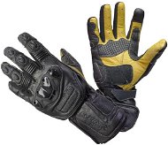 CAPPA RACING Sochi, Leather, Black/Yellow, size M - Motorcycle Gloves