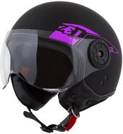 ZED Helmet C30, (matt black/pink, size XL) - Motorbike Helmet