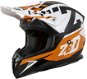 ZED helmet X1.9D, children (orange/black/white, size L) - Motorbike Helmet