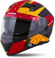 CASSIDA Helmet Integral 3.0 DRFT, CASSIDA (orange matt/fluo red/black/white, plexi with preparation - Motorbike Helmet