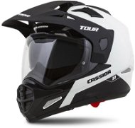 CASSIDA Helmet Tour 1.1 Dual, CASSIDA (white/black/black matte visor, plexi with Pinlock preparation - Motorbike Helmet