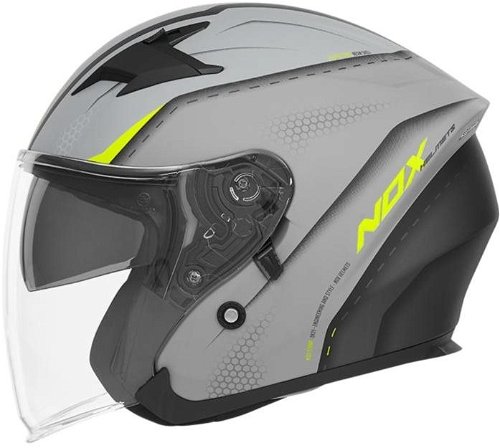 Nox N127 Open Face Helmet Grey