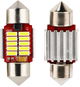 SEFIS LED žárovka sufit 28mm 12V 10SMD CANBUS - LED autožárovka