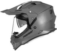 NOX N312 (silver, size 2XL) - Motorbike Helmet