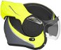 NOX PREMIUM STRATOS FIGHTER (black matt, neon yellow, size 2XL) - Motorbike Helmet