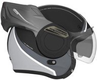 NOX PREMIUM STRATOS FIGHTER (black matt, titanium, size L) - Motorbike Helmet