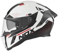 NOX N303-S NEO (bílo-červená, vel. XL) - Prilba na motorku