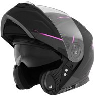 NOX N965 SUPRA (matte black, pink, size S) - Motorbike Helmet