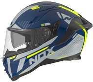NOX N303-S NEO (petrolejová modrá, strieborná, veľ. S) - Prilba na motorku