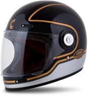 CASSIDA FIBRE JAWA (black/silver/gold, size 2XL) - Motorbike Helmet