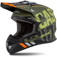 CASSIDA CROSS CUP (matt green/orange/black/grey, size S) - Motorbike Helmet