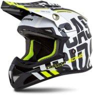 CASSIDA CROSS CUP (black/white/yellow fluo/grey, size L) - Motorbike Helmet