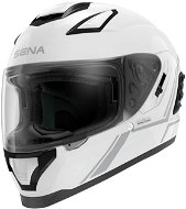 SENA Stryker bukósisak Mesh headsettel (fényes fehér, M méret) - Motoros sisak