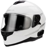 SENA Helmet with headset Outride, (glossy white size XL) - Motorbike Helmet