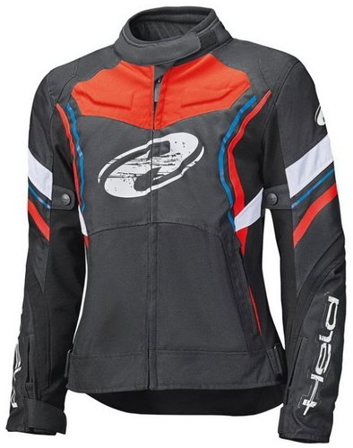 Held BAXLEY TOP women's travel jacket red/black/blue sizing. DXS - Motorcycle Jacket - Main image
